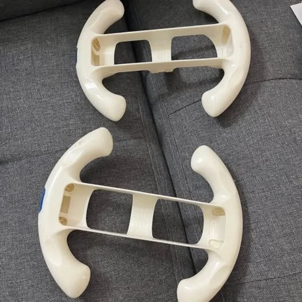 Set of 2 Nintendo Wii Wheel Accessories